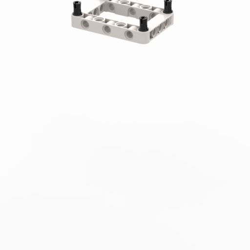 LEGO Technic Clock rendered in Bricklink Studio
